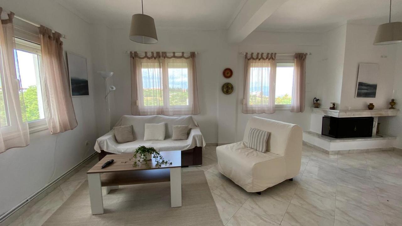 Апартаменти Amazing Sea View Loft, Афітос Екстер'єр фото